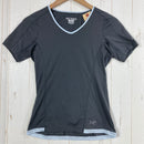 【Women's XS グレー系】 Arcteryx ( アークテリクス ) ショートスリーブ Vネック ティー ポリエステル ウェア トップス インナー シャツ ショートスリーブTシャツ クルーネック 化繊 z00059348  化繊 ショートスリーブTシャツ クルー-1