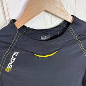 【Men's M ブラック系】 Skins ( スキンズ ) A400 ロングスリーブ トップ ナイロン ウェア トップス インナー シャツ ロングスリーブTシャツ クルーネック 化繊 z00059118  化繊 ロングスリーブTシャツ クルーネック インナー シャ