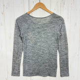 【Women's XS グレー系】 Icebreaker ( アイスブレーカー ) スピア ロングスリーブ クルー Speare LS Crewe メリノウール ウェア トップス インナー シャツ ロングスリーブTシャツ クルーネック ウール z00059036  ウー