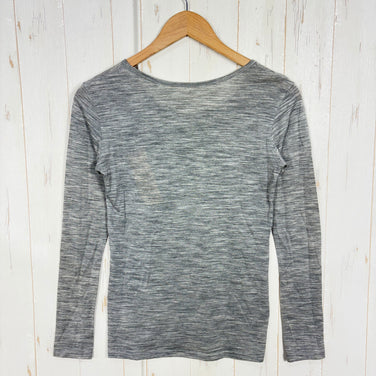 【Women's XS グレー系】 Icebreaker ( アイスブレーカー ) スピア ロングスリーブ クルー Speare LS Crewe メリノウール ウェア トップス インナー シャツ ロングスリーブTシャツ クルーネック ウール z00059036  ウー