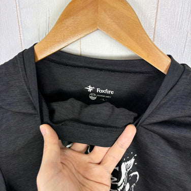 【Men's L ブラック系】 Foxfire ( フォックスファイヤー ) トランスウェット EX ストレッチ RP ティー ショートスリーブ ポリエステル ウェア トップス インナー シャツ ショートスリーブTシャツ クルーネック 化繊 z00058779  化
