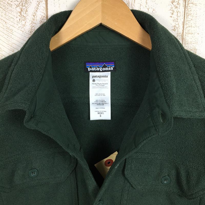 【Men's S グリーン系】 Patagonia ( パタゴニア ) ロングスリーブ ピケ フリース シャツ Long-Sleeved Pique Fleece Shirt 生産終了モデル 入手困難 25760 International Men's FGN 化繊