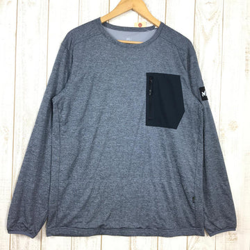 【Men's XL グレー系】 Millet ( ミレー ) アルファ ライト スウェット 2 クルー Alph L Sweat Ii Crew ポーラテックアルファ アクティブインサレーション MIV01902 Men's 化繊 ロングスリーブTシャツ クルーネ - 【公式】2ndGEAR（セカンドギア）Webショップ【登山用品・アウトドア用品専門 買取販売店】