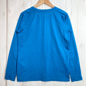 【女士 S 蓝色系】 Montbell (蒙特贝) Cool Light 长袖T恤 Cool Light Long Sleeve T 涤纶 服装 上衣 内搭 衬衫 长袖T恤 圆领 化纤 z00057598