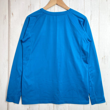 【Women's S ブルー系】 Montbell ( モンベル ) クールライト ロングスリーブT Cool Light Long Sleeve T ポリエステル ウェア トップス インナー シャツ ロングスリーブTシャツ クルーネック 化繊 z00057598 - 0