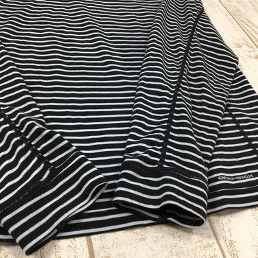 【Women's L ブラック系】Columbia ( コロンビア ) オムニウィック ボーダー ロングスリーブ Tシャツ クルーネック 速乾 PL2629 Women's 化繊 ロングスリーブTシャツ クルーネック インナー シャツ トップス ウェア - 【公式】2ndGEAR（セカンドギア）Webショップ【登山用品・アウトドア用品専門 買取販売店】