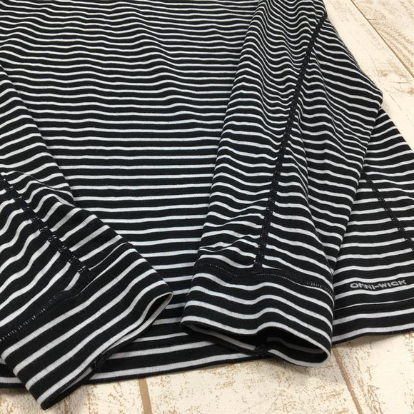 【Women's L ブラック系】Columbia ( コロンビア ) オムニウィック ボーダー ロングスリーブ Tシャツ クルーネック 速乾 PL2629 Women's 化繊 ロングスリーブTシャツ クルーネック インナー シャツ トップス ウェア - 【公式】2ndGEAR（セカンドギア）Webショップ【登山用品・アウトドア用品専門 買取販売店】