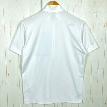 【Men's M ホワイト系】 The North Face ( ザ・ノースフェイス ) ショート スリーブ スーパーハイク ジップ Short Sleeve Superhike Zip ポリエステル ウェア トップス インナー シャツ ショートスリーブシャツ 化繊