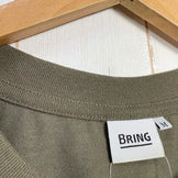 【Men's M グリーン系】 Bring ( ブリング ) ドライコットニー ベーシック シャツ Drycottony Basic Shirt ポリエステル ウェア トップス インナー シャツ ショートスリーブTシャツ クルーネック 化繊 z00057840  化