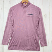 【Women's M ピンク系】 Adidas ( アディダス ) テレックス マルチ ロングスリーブティー Terrex Multi LS Tee ポリエステル ウェア トップス インナー シャツ ロングスリーブシャツ 化繊 z00057643 化繊 ロングスリー
