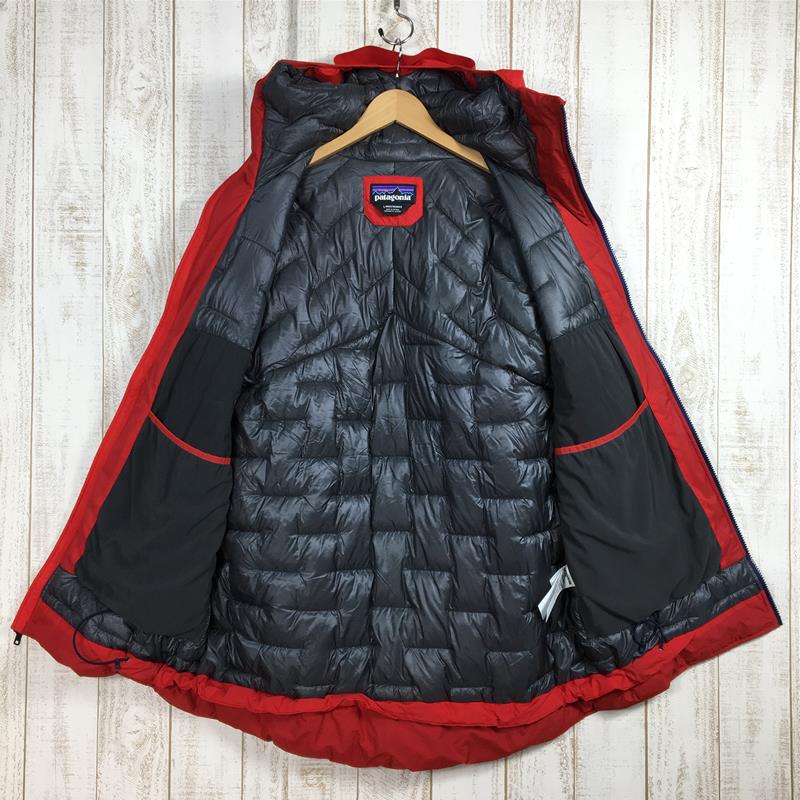 【Men's L レッド系】 Patagonia ( パタゴニア ) マイクロパフ ストーム ジャケット Micro Puff Storm Jacket プルマフィル インサレーション H2No防水 フーディ ビレイパーカ 生産終了モデル 入手困難 84130 I