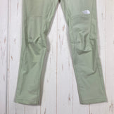 【Women's S グリーン系】 The North Face ( ザ・ノースフェイス ) アルパイン ライト パンツ Alpine Light Pant ナイロン ウェア ボトムス ロングパンツ ソフトシェル z00059729  ソフトシェル ロングパンツ ボトム
