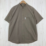 【Men's XL ベージュ系】 Ridge Mountain Gear ( リッジマウンテンギア ) ベーシックショートスリーブシャツ Basic Short Sleeve Shirt Tawny Brown ポリエステル ウェア トップス インナー シャツ ロング