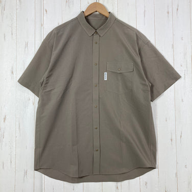 【Men's XL ベージュ系】 Ridge Mountain Gear ( リッジマウンテンギア ) ベーシックショートスリーブシャツ Basic Short Sleeve Shirt Tawny Brown ポリエステル ウェア トップス インナー シャツ ロング