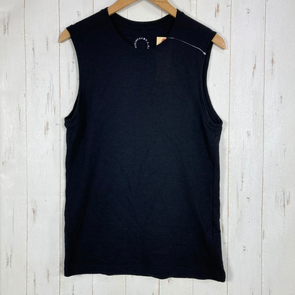 【Men's L ブラック系】 Yamatomichi ( 山と道 ) DF メッシュ メリノ スリーブレス DF Mesh Merino Sleeveless ダブルフェイス メッシュ メリノウール ウェア トップス インナー シャツ タンクトップ ノースリーブシ