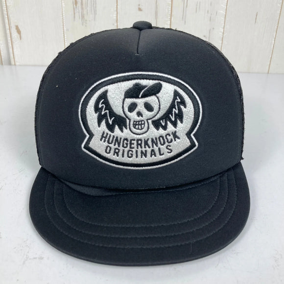【OneSize ブラック系】 Hungerknock Originals ( ハンガーノック オリジナルス ) スカル ツバタン キャップ Skull Tsubatan Cap 生産終了モデル 入手困難 ポリエステル ウェア ウェア小物 ヘッドウェア キャップ z