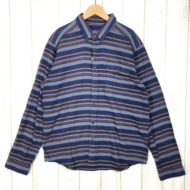 【Men's M ネイビー系】 Patagonia ( パタゴニア ) ロングスリーブ ライトウェイト フィヨルド フランネル シャツ Long Sleeve Lightweight Fjord Flannel Shirt 54020 International M - 【公式】2ndGEAR（セカンドギア）Webショップ【登山用品・アウトドア用品専門 買取販売店】