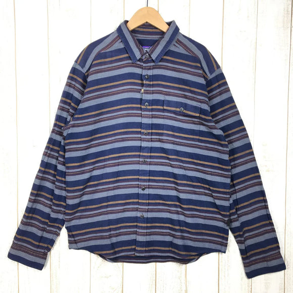 【Men's M ネイビー系】 Patagonia ( パタゴニア ) ロングスリーブ ライトウェイト フィヨルド フランネル シャツ Long Sleeve Lightweight Fjord Flannel Shirt 54020 International M - 【公式】2ndGEAR（セカンドギア）Webショップ【登山用品・アウトドア用品専門 買取販売店】