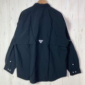 【Men's L ブラック系】 Columbia ( コロンビア ) バハマ 2 ロングスリーブ シャツ Bahama II L S Shirt PFGシリーズ ナイロン ウェア トップス インナー シャツ ロングスリーブシャツ 化繊 z00059490  化繊 ロ