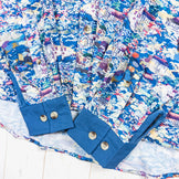 【Men's M ブルー系】 Jolly Gear（ジョリーギア） トリプルクラウン ボタンダウン ロングスリーブ TRIPLE CROWN BUTTON DOWN LONG SLEEVE Blue Garden ポリエステル ウェア トップス インナー シャツ - 【公式】2ndGEAR（セカンドギア）Webショップ【登山用品・アウトドア用品専門 買取販売店】