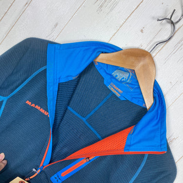 【Men's S ネイビー系】 Mammut ( マムート ) エイス ワンド ジッププル ライト Eiswand Zip Pull Light アイガーエクストリームシリーズ ウェア トップス インナー シャツ ロングスリーブシャツ 化繊 z00059356  化