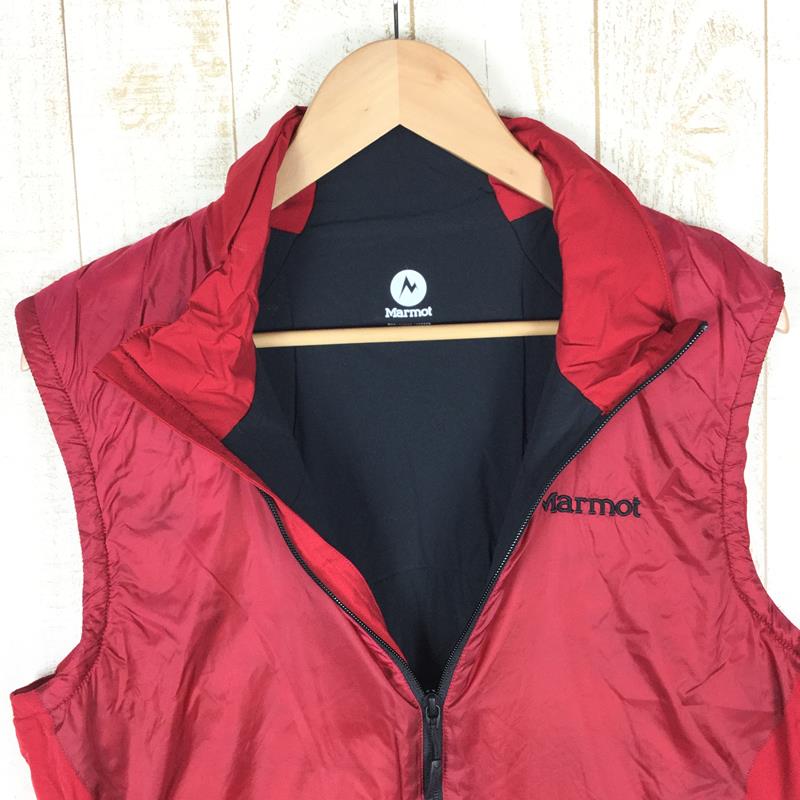 【Men's XL レッド系】 Marmot ( マーモット ) クライム ウールラップ ベスト Climb Woolwrap Vest MJM-F7008 Asian Men's  ウール ベスト トップス ウェア