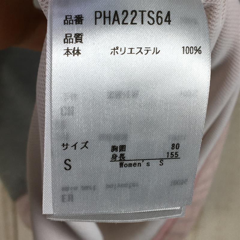 【女款S海军蓝】Phenix Traverse短袖T恤 Traverse S/S T恤 PHA22TS64 亚洲女式合成纤维短袖T恤 圆领内搭衬衫