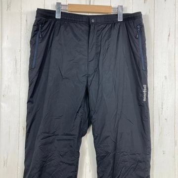 【Unisex XL ブラック系】 Montbell ( モンベル ) UL サーマラップ パンツ U.L. Thermawrap Pants ストレッチ エクセロフト 化繊ダウン ウェア ボトムス ロングパンツ 化繊インサレーション z00061015  化繊インサレ - 0