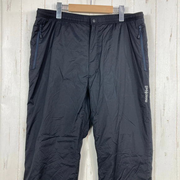【Unisex XL ブラック系】 Montbell ( モンベル ) UL サーマラップ パンツ U.L. Thermawrap Pants ストレッチ エクセロフト 化繊ダウン ウェア ボトムス ロングパンツ 化繊インサレーション z00061015  化繊インサレ