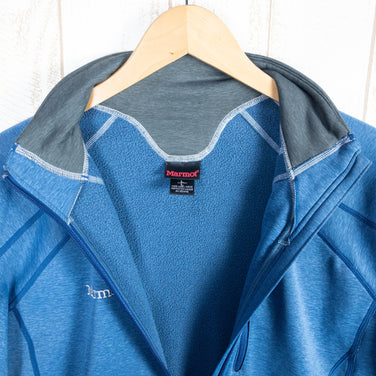 【Men's L ブルー系】 Marmot ( マーモット ) ヒート ナビ ヴォルケーノ フルジップ HEAT NAVI VOLCANO FULL ZIP ポリエステル ウェア トップス アウター ジャケット フリース z00050928  フリース アウター