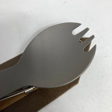 【OneSize グレー系】 Vargo ( ヴァーゴ ) チタニウム フォールディング スポーク ナチュラル Titanium Folding Spork Natural チタン クックウェア カトラリー z00060811  カトラリー クックウェア