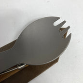【OneSize グレー系】 Vargo ( ヴァーゴ ) チタニウム フォールディング スポーク ナチュラル Titanium Folding Spork Natural チタン クックウェア カトラリー z00060811  カトラリー クックウェア