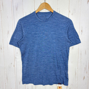 【Men's S ネイビー系】 2016 Patagonia ( パタゴニア ) キャプリーン メリノ デイリー ティーシャツ Merino Daily T-Shirt メリノウール ウェア トップス インナー シャツ ショートスリーブTシャツ クルーネック ウール