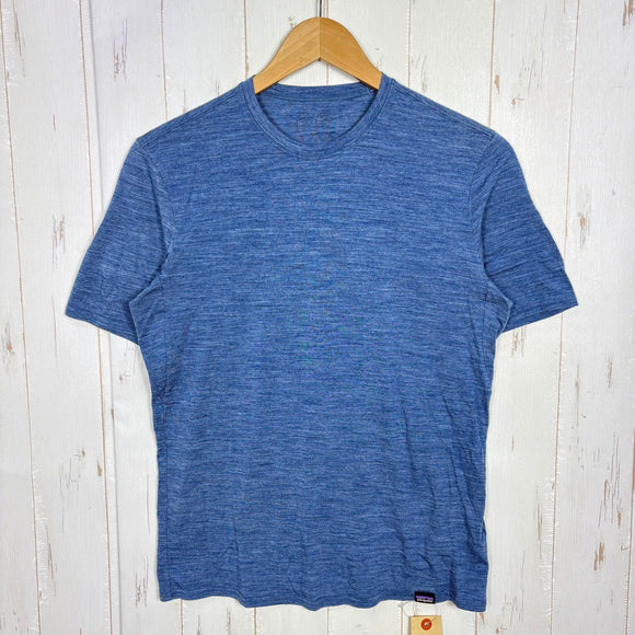 【Men's S ネイビー系】 2016 Patagonia ( パタゴニア ) キャプリーン メリノ デイリー ティーシャツ Merino Daily T-Shirt メリノウール ウェア トップス インナー シャツ ショートスリーブTシャツ クルーネック ウール