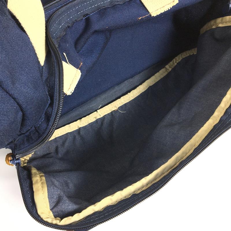 [OneSize Navy] Llbean 1990S 旅行波士顿包 Cordura 尼龙 x 皮革单肩包行李包复古难买腰包臀包