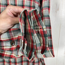 【Men's M グリーン系】 1994 Patagonia ( パタゴニア ) ヘビー フランネル シャツ Heavy Flannel Shirt Ombre Boxes / Auburn 生産終了モデル 入手困難 コットン ウェア トップス インナー シャツ ロ-6