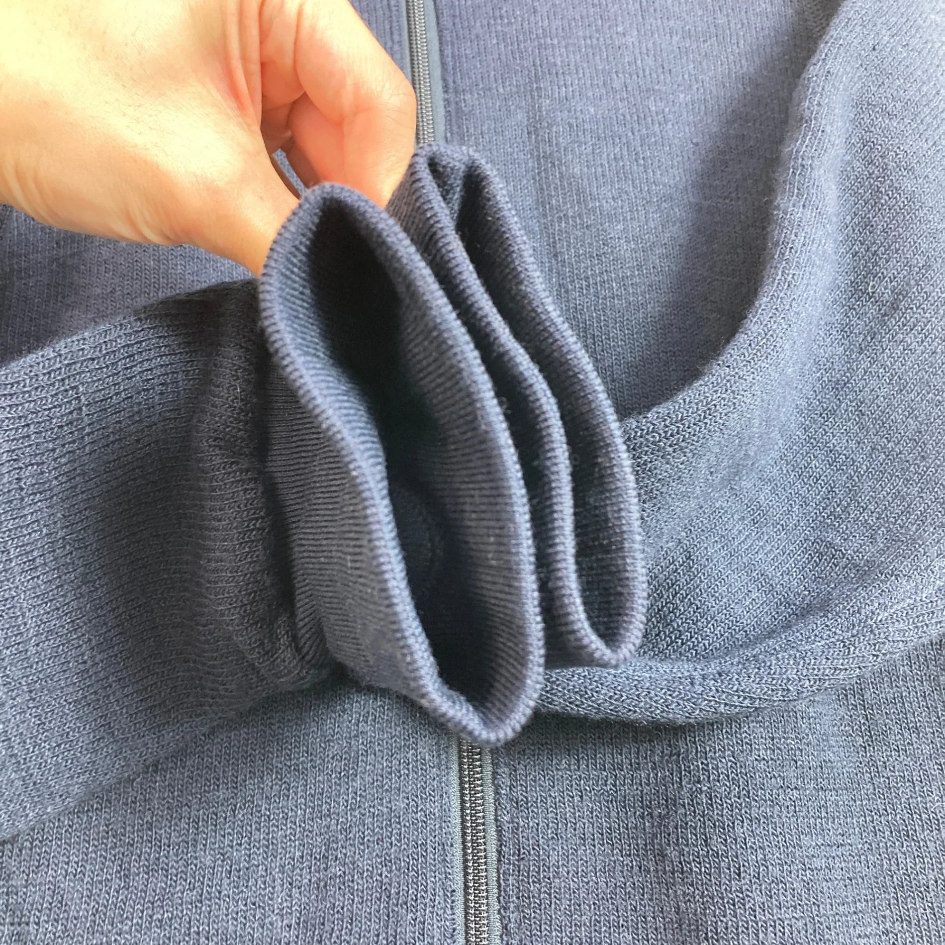 Unisex S ネイビー系】 Woolpower（ウールパワー） フルジップ 