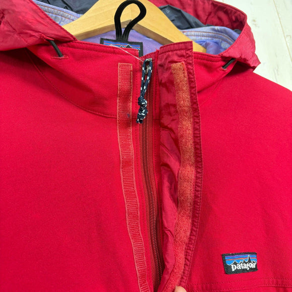 【Unisex XL レッド系】 1997 Patagonia ( パタゴニア ) ストーム サイクル ジャケット Storm Cycle Jacket Burnt Chili ナイロン ウェア トップス アウター ジャケット レインシェル z00061081 Bur