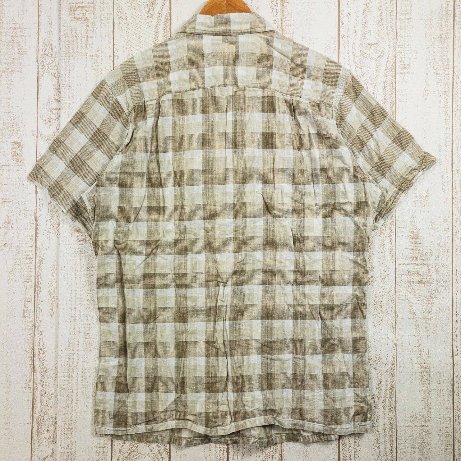 【Men's M ベージュ系】 2014 Patagonia ( パタゴニア ) マイグレーション ヘンプ シャツ Migration Hemp Shirt WLKH 入手困難 ヘンプ ウェア トップス インナー シャツ ショートスリーブシャツ コットン z0005 - 【公式】2ndGEAR（セカンドギア）Webショップ【登山用品・アウトドア用品専門 買取販売店】