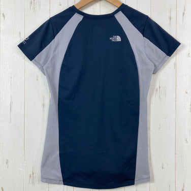 【女士M海军蓝】The North Face (北面) 短袖Enduro Crew 涤纶 运动服 上衣 内搭 衬衫 短袖T恤 圆领 化纤 z000