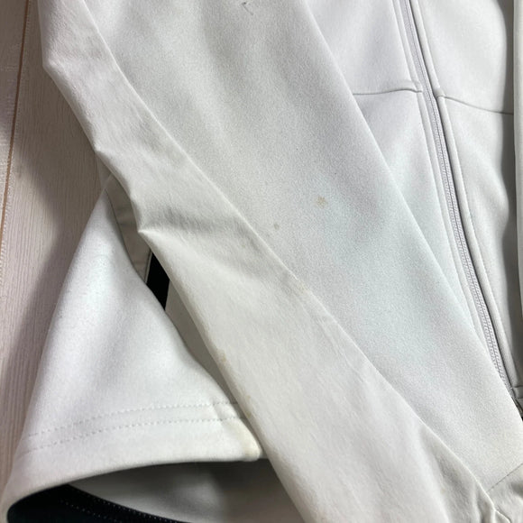 【Men's M ホワイト系】 Descente ( デサント ) フルジップ ソフトシェルジャケット ポリエステル ウェア トップス アウター ジャケット ソフトシェル z00055769  ソフトシェル アウター ジャケット トップス ウェア