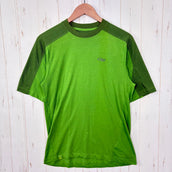 【Men's S グリーン系】 Outdoor Research ( アウトドアリサーチ ) ドライリリース ウール ティー ウール ウェア トップス インナー シャツ ショートスリーブTシャツ クルーネック 化繊 z00054268 化繊 ショートスリーブTシャ