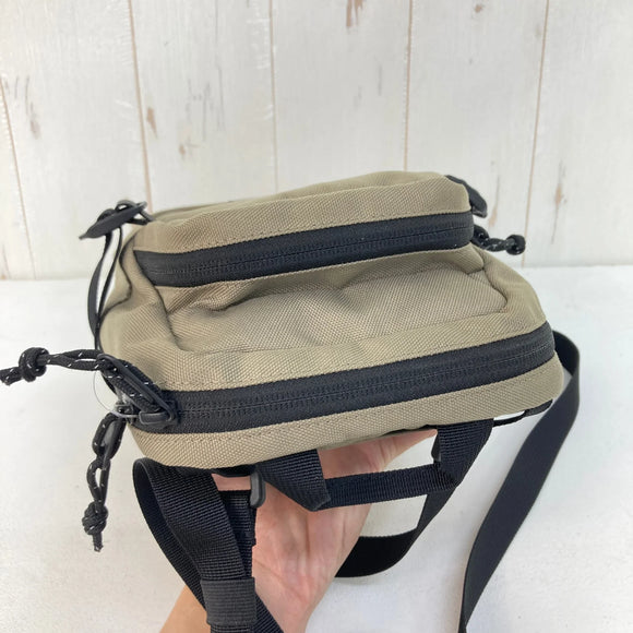 【OneSize ベージュ系】 The North Face ( ザ・ノースフェイス ) ボルダー ミニ ショルダー Boulder Mini Shoulder 3L 収納式ショルダー ポリエステル バッグ ストレージ サコッシュポーチ z00060867  サコッ