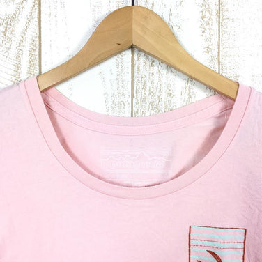 【Women's S ピンク系】 Patagonia ( パタゴニア ) フライングフィッシュ フェイクポケット Tシャツ オーガニックコットン International Women's コットン ショートスリーブTシャツ クルーネック インナー シャツ トップス - 【公式】2ndGEAR（セカンドギア）Webショップ【登山用品・アウトドア用品専門 買取販売店】