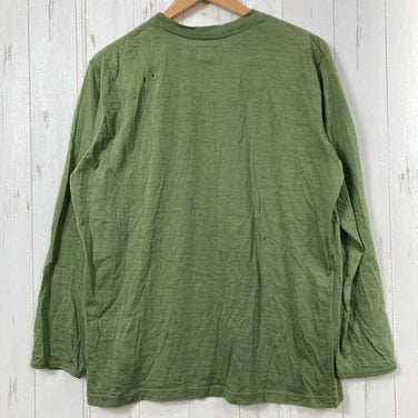 【Men's L グリーン系】 Brown By 2Tacs ( ブラウン By ツータックス ) バー #1 クルー 軽エディション BAA #1 crew 軽Edition 生産終了モデル 入手困難 Moonlightgear コラボ ウール ウェア トップス