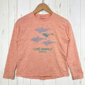 【Kid's S ピンク系】 2021 Patagonia ( パタゴニア ) キャプリーン クール デイリー カットソー LPME ポリエステル ウェア トップス インナー シャツ ショートスリーブTシャツ クルーネック 化繊 z00054034 LPME 化繊