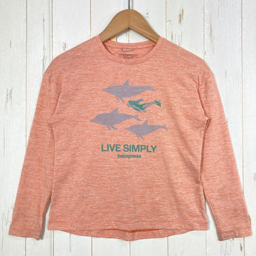 【Kid's S ピンク系】 2021 Patagonia ( パタゴニア ) キャプリーン クール デイリー カットソー LPME ポリエステル ウェア トップス インナー シャツ ショートスリーブTシャツ クルーネック 化繊 z00054034 LPME 化繊