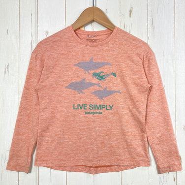 【Kid's S ピンク系】 2021 Patagonia ( パタゴニア ) キャプリーン クール デイリー カットソー LPME ポリエステル ウェア トップス インナー シャツ ショートスリーブTシャツ クルーネック 化繊 z00054034 LPME 化繊