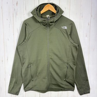 【Men's L グリーン系】 The North Face ( ザ・ノースフェイス ) サーマル バーサ グリッド フーディ Thermal Versa Grid Hoodie ポリエステル ウェア トップス アウター ジャケット フリース z00057995