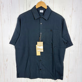 【Men's M ブラック系】 Houdini ( フーディニ ) メンズ ツリー ショートスリーブ シャツ M's Tree Shortsleeve Shirt 860051 True Black Light z00058245 True Black Light